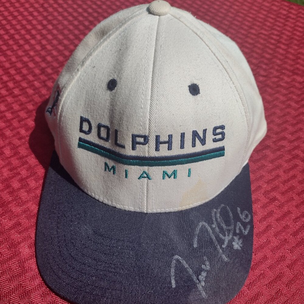 Autographed Travares Tillman #26 Miami Dolphins Hat